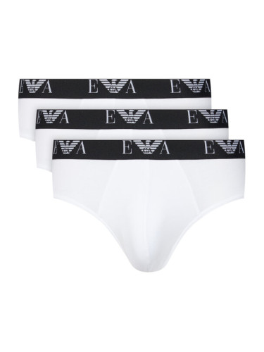 Emporio Armani Underwear Комплект 3 чифта слипове EM000258 AF14131 M0066 Бял