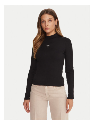 Guess Jeans Поло W5BP23 KA0H1 Черен Slim Fit