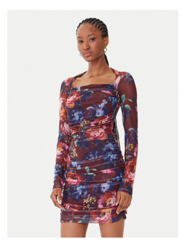 Guess Коктейлна рокля W5BK65 KCZC2 Цветен Slim Fit