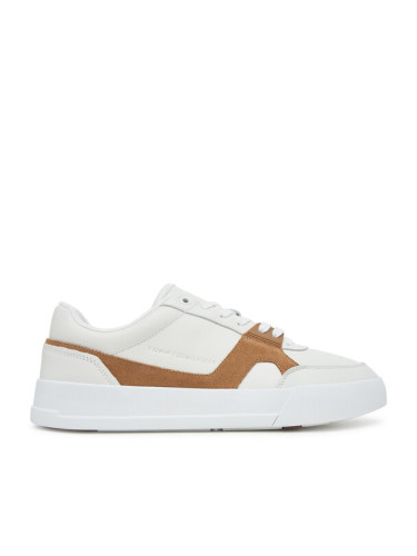Tommy Hilfiger Сникърси Th Court Craft FM0FM05551 Екрю