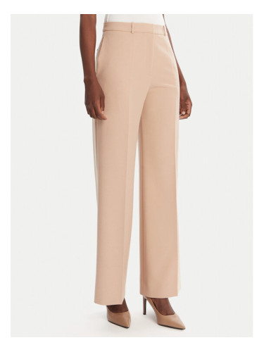 HUGO Панталони тип палацо Hasmina 50545533 Бежов Regular Fit