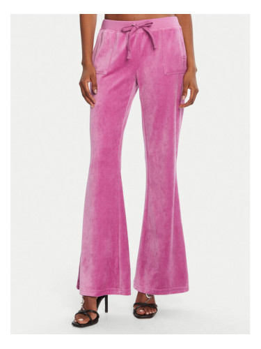 Juicy Couture Долнище анцуг Caisa JCSEBJ008G Розов Slim Fit