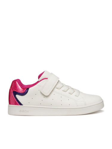 Geox Сникърси J Eclyper J36LRA 0BCKC C0563 D Бял