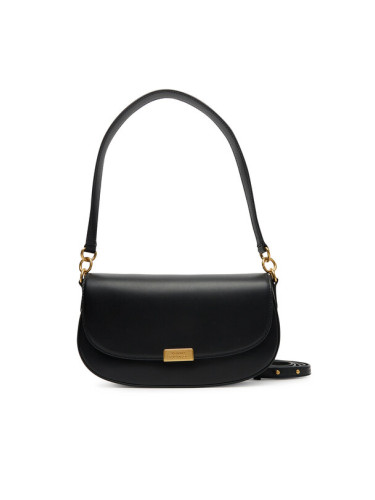 Tommy Hilfiger Дамска чанта Iconic Leather Crossover AW0AW18204 Черен