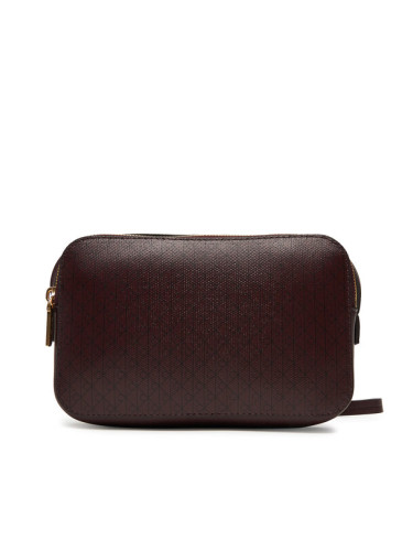 Calvin Klein Дамска чанта Emblem Aop Elongated Camera Bag LV04F3268G Бордо