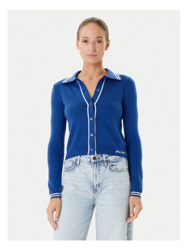 Guess Jeans Кардиган W5YR32 Z3HO2 Син Regular Fit