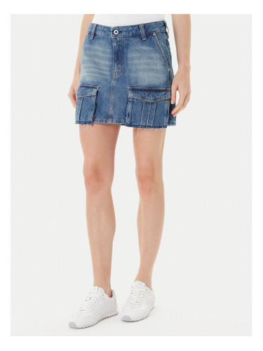 Karl Lagerfeld Jeans Дънкова пола A3W12008 Син Regular Fit