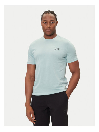 EA7 Emporio Armani Тишърт 8NPT25 PJVPZ U9066 Син Regular Fit