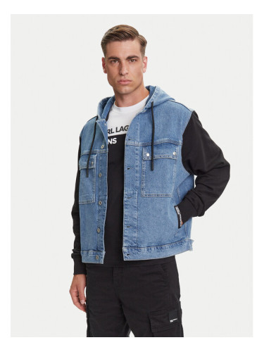 Karl Lagerfeld Jeans Дънково яке A3M14007 Син Regular Fit