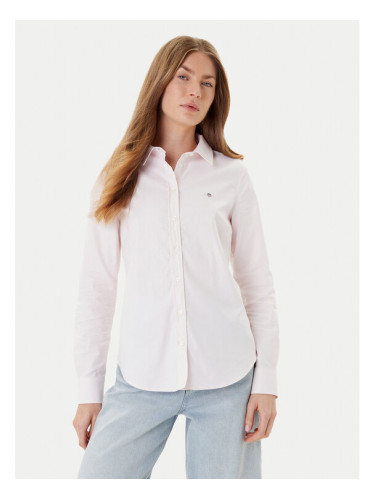 Gant Риза Shield 4300141 Розов Slim Fit