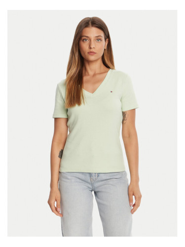 Tommy Hilfiger Тишърт New Cody WW0WW40584 Зелен Slim Fit