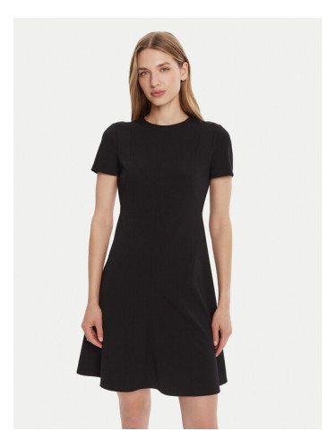 Calvin Klein Коктейлна рокля LV044C064G Черен Slim Fit