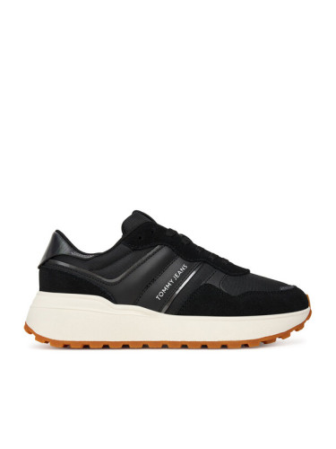 Tommy Jeans Сникърси Tjw Cleated Runner EN0EN02861 Черен