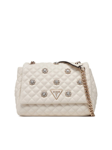 Guess Дамска чанта Everlee HWEG86 79210 Екрю