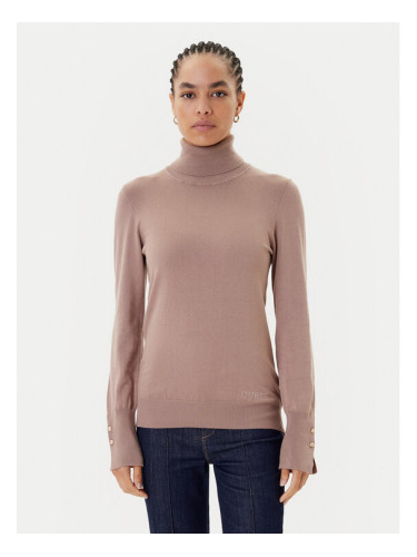 Guess Поло W2BR53 Z2V62 Кафяв Regular Fit