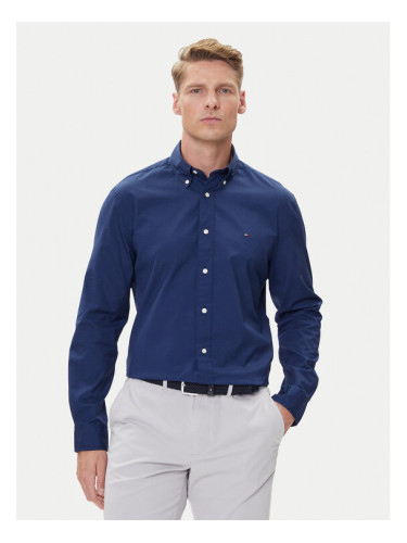Tommy Hilfiger Риза MW0MW37550 Тъмносин Regular Fit