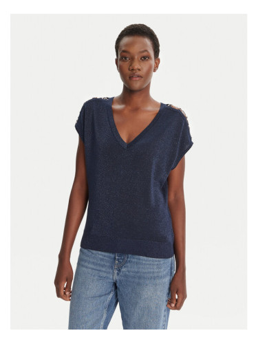 Morgan Блуза 242-MRING Тъмносин Relaxed Fit