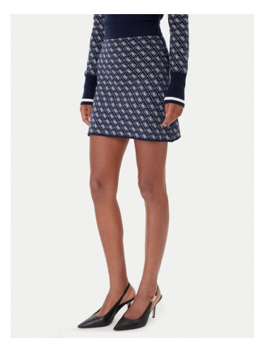 Guess Пола тип молив W5BD81 Z3JD2 Тъмносин Slim Fit