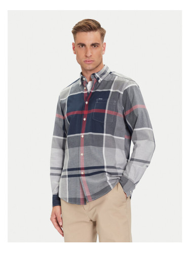Barbour Риза Dunoon MSH4980TN21 Сив Regular Fit