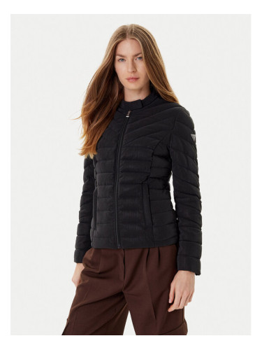 Guess Преходно яке W5YL13 WHDQ0 Черен Regular Fit