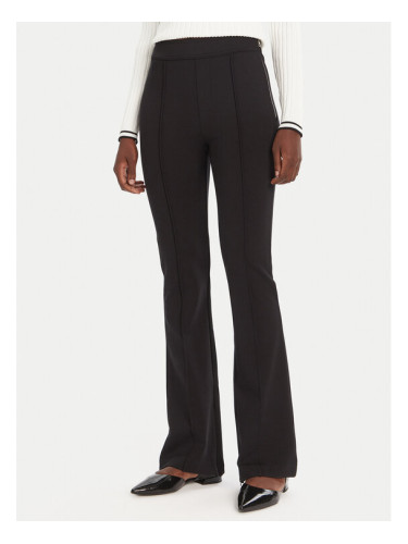 HUGO Панталони тип палацо Nalvasi 50542730 Черен Wide Leg