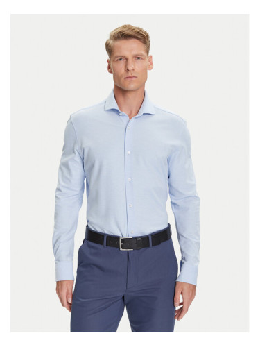 BOSS Риза P-Hank 50527675 Светлосиньо Slim Fit