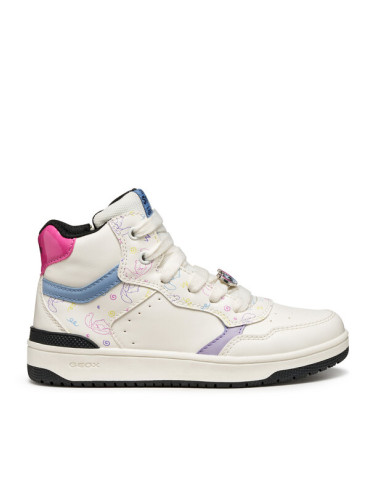 Geox Сникърси J Washiba J56HXD 05404 C0653 S Бял