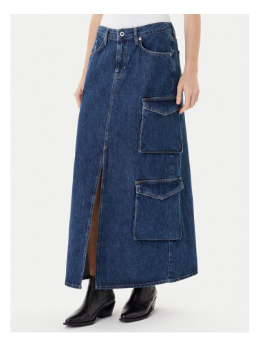 Karl Lagerfeld Jeans Дънкова пола A3W12011 Син Regular Fit