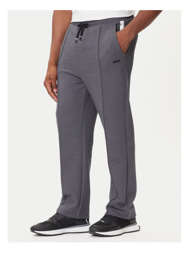 BOSS Долнище анцуг TL 50543145 Сив Relaxed Fit