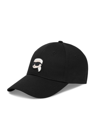 KARL LAGERFELD Шапка с козирка A1W33037 Черен
