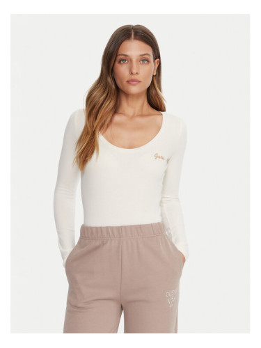 Guess Боди V5BP09 KCBF1 Екрю Slim Fit