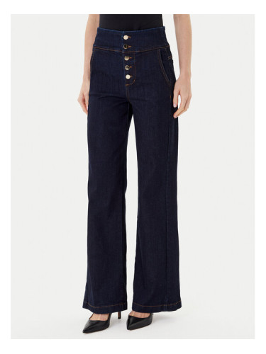 Rinascimento Дънки CFC0124932003 Тъмносин Wide Leg