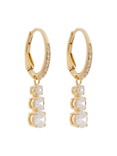 Swarovski Обици kreole Stilla Attract 5723300 Златист