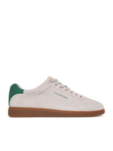 Calvin Klein Сникърси Low Cupsole Laceup Su HM0HM01946 Бежов