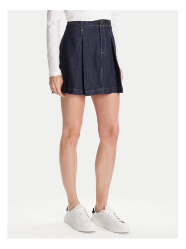 Calvin Klein Jeans Дънкова пола LV047C717G Тъмносин Regular Fit