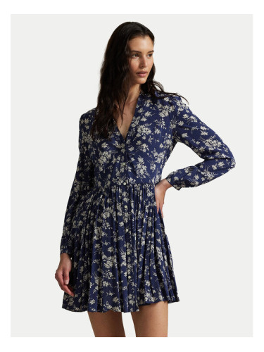 Polo Ralph Lauren Ежедневна рокля 211972064001 Тъмносин Regular Fit