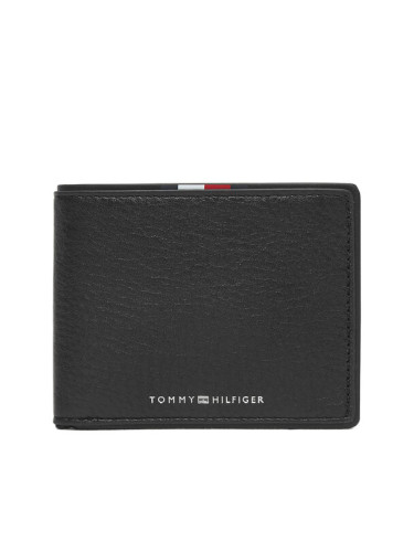 Tommy Hilfiger Портфейл Th Corp Mini Cc Wallet AM0AM13739 Черен