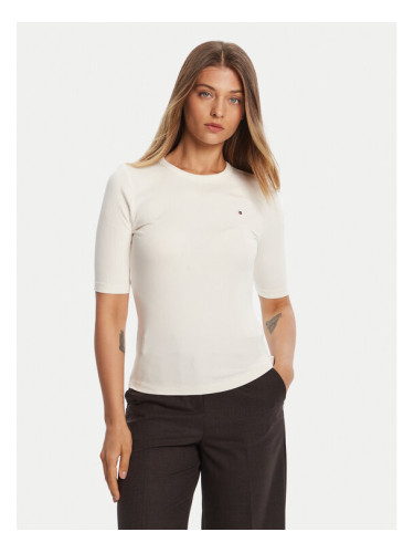 Tommy Hilfiger Блуза WW0WW47308 Екрю Slim Fit