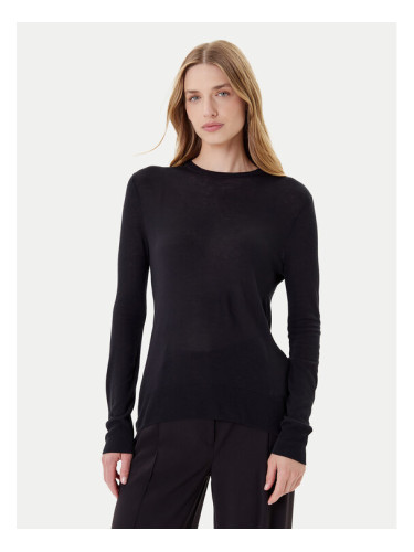 Calvin Klein Пуловер LV044C339G Черен Regular Fit