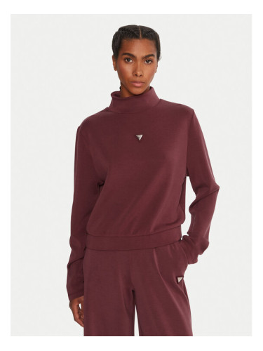 Guess Суитшърт Olympe V4YQ05 KCAY2 Бордо Regular Fit