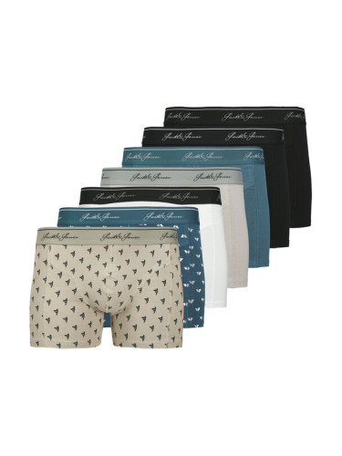 Jack & Jones Комплект 7 чифта боксери Tate 12283393 Цветен