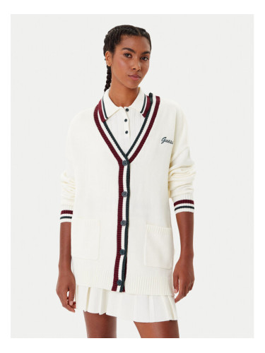 Guess Кардиган V5BR00 Z1152 Бял Regular Fit