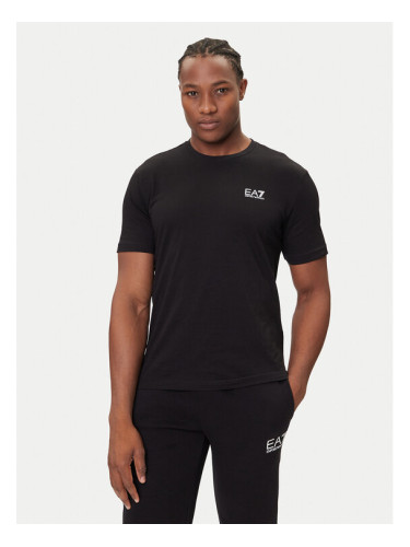 EA7 Emporio Armani Тишърт 7M000567 AF10375 MC001 Черен Regular Fit