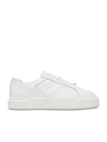 Calvin Klein Сникърси Basket Cups Lace Up Logo Tape YW0YW02007 Бял