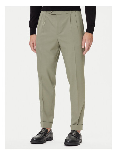 BOSS Текстилни панталони C-Perin-DPL 50545822 Зелен Tapered Fit