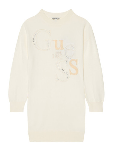 Guess Плетена рокля J5BK20 Z2NQ2 Бежов Regular Fit