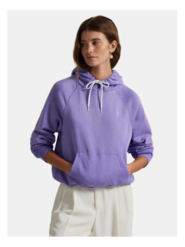 Polo Ralph Lauren Суитшърт 211971691005 Виолетов Relaxed Fit