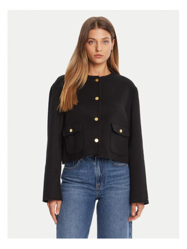 Tommy Hilfiger Преходно яке WW0WW47446 Черен Regular Fit