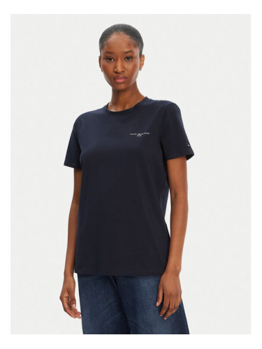 Tommy Hilfiger Тишърт 1985 WW0WW37877 Тъмносин Regular Fit