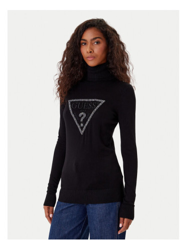 Guess Поло W5BR39 Z2NQ2 Черен Regular Fit